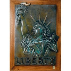 Liberty bas relief