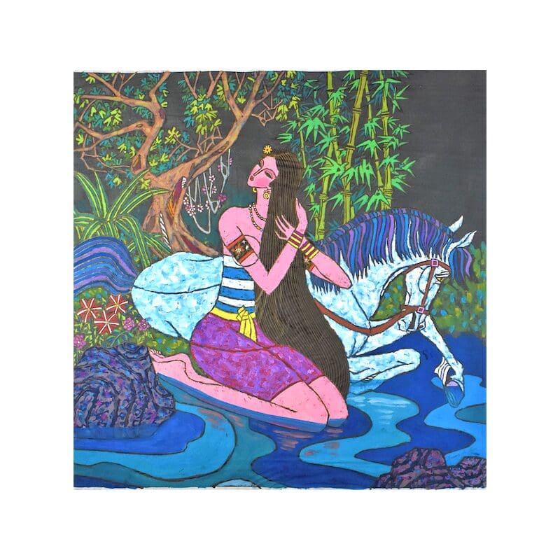 Figurative Original Paintings Shierang De Shan One