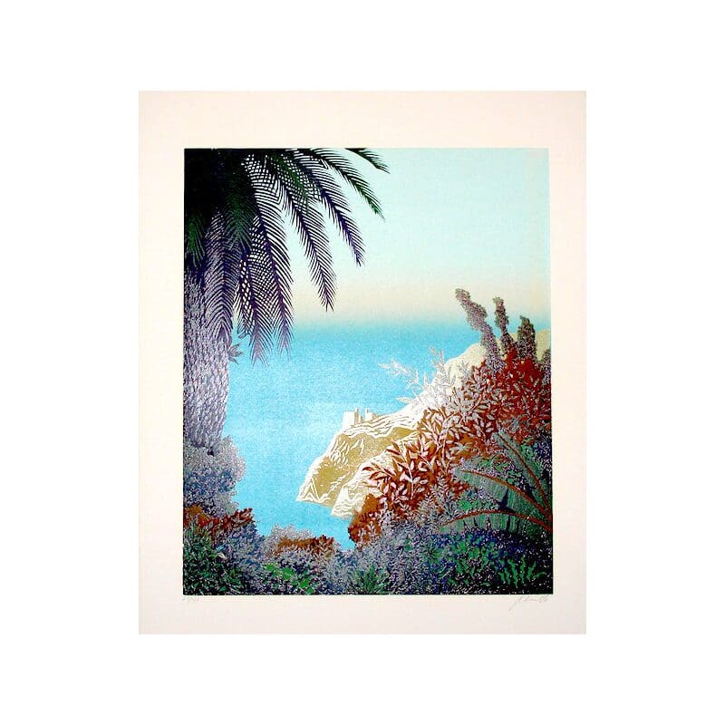 Untitled. The seaside, as seen from a higher view.