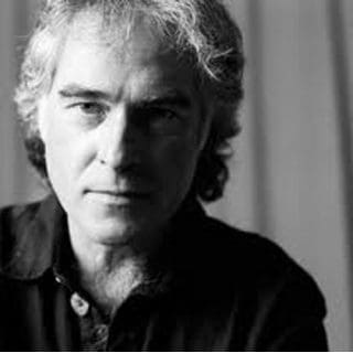 Black and white portrait of a man.