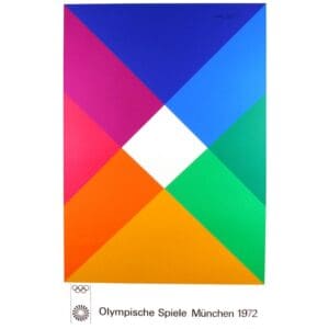 1972 Olympische Speiel Munchen ass 3 by Max Bill