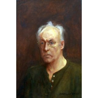 Portrait of an older man with glasses.