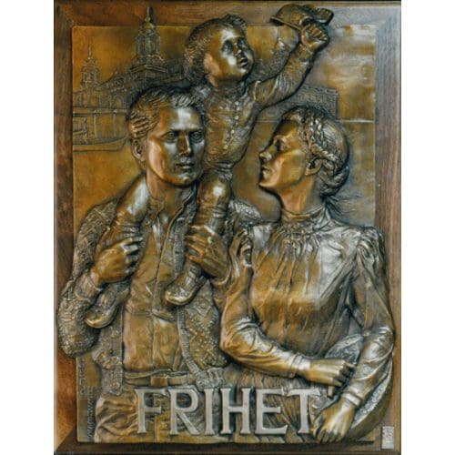 Scandanavian Bas Relief by Gerd Hesness
